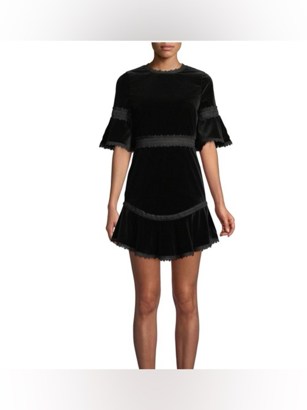 Alice + Olivia Velvet Dress - Picture 9 of 9